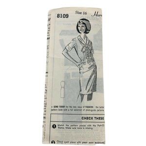 Shirtwaist Dress PattORama Mail Order Sew Pattern